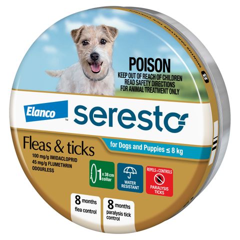 ADVANTAGE SERESTO PUPPY SMALL DOG UPTO 8KG