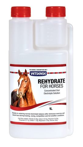 VETSENSE REHYDRATE FOR HORSES 1L