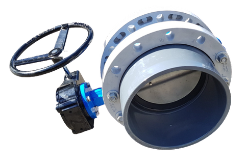 Wafer Cast-Iron Butterfly Valve Gearbox 50mm