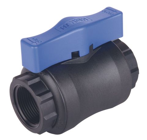 Hansen ball valve 15mm Blue Handle