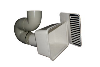 DWV Gully Dish and Lid 100mm