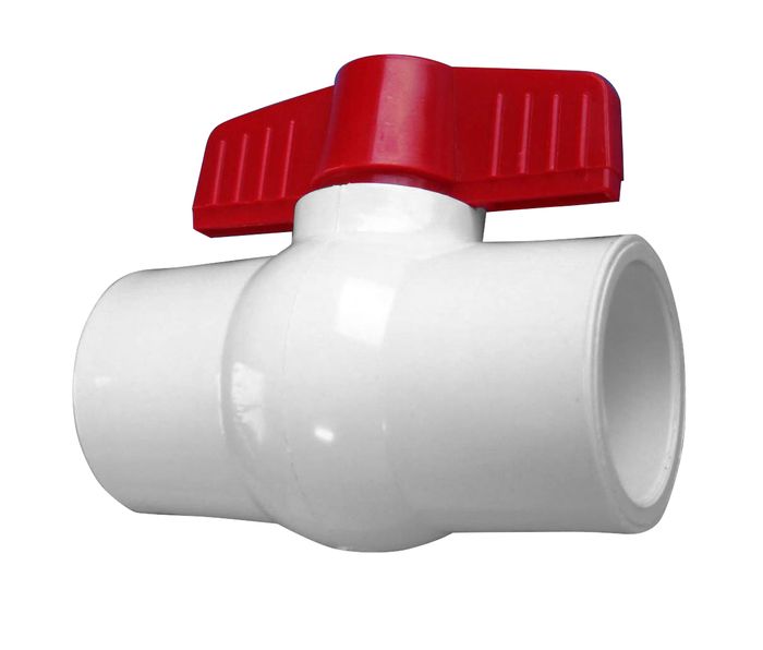 1 PVC DOUBLE UNION BALL VALVE (SOCKET END) [LD VALVE]