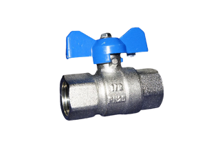 Brass Ball Valve T Handle F/F 15mm