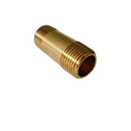 Brass Barrel Nipple 15x50mm