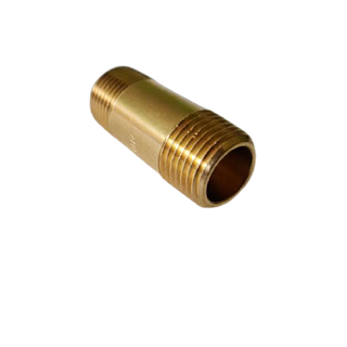 Brass Barrel Nipple 15x50mm
