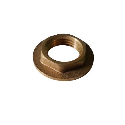Brass Flanged Back Nut 15mm