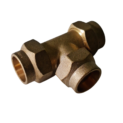 Brass CompFit Tee 15mm