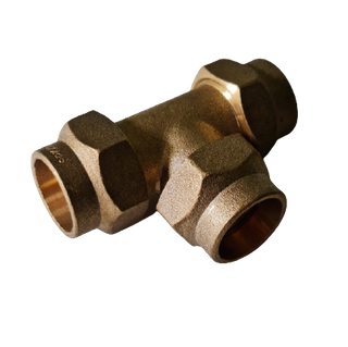 Brass CompFit Tee 15mm