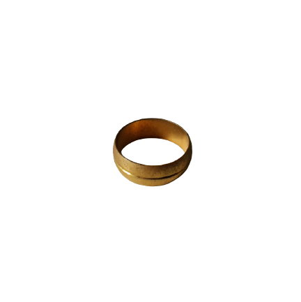 Brass Crox Olive Ring
