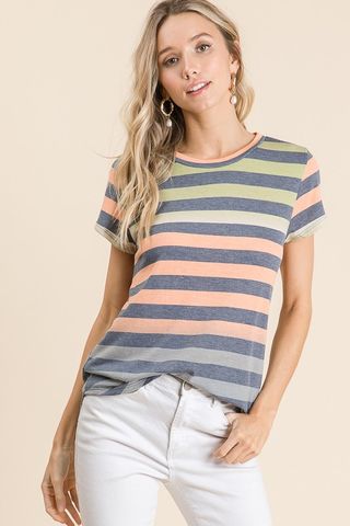 COLOUR TEE STRIPE