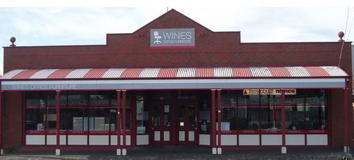 Wines Office Furniture Shop Front
