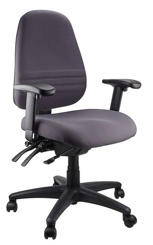 Endeavour 103A Adj Arms Chair SS Charcoal 160kg