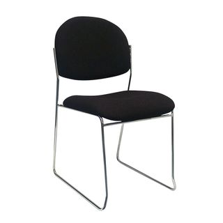 Rod Visitor Chair No Arms Chrome Frame 150kg F5