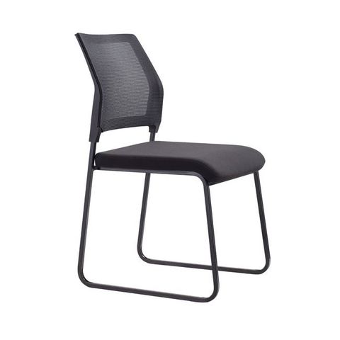 Neo Mesh Sled Base Visitors Chair Black 120kg