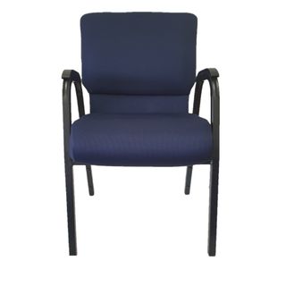 Merit Chair Visitor Arms, 4 Leg Breathe Navy