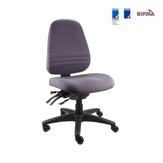 Endeavour 103 No Arms Chair SS Charcoal 160kg