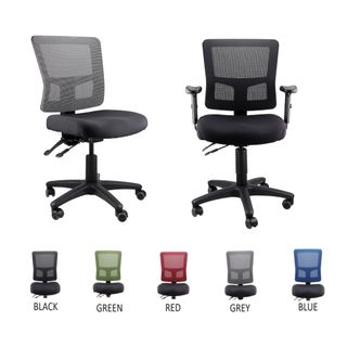 Toledo Mesh Back Chair 2L 110kg Black Mesh Blk Seat