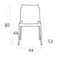 Siesta Vita Chair UV stab In/Outdoors 150kg MOQ=4