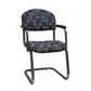 Star Visitor Chair with Arms Black Cantilever 150kg F1