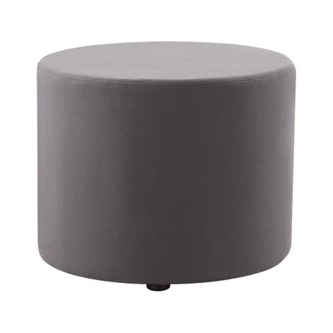 Mars Round Ottoman 550 Diameter H450mm Grey Fabric