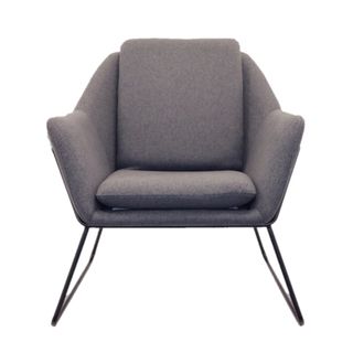 Cardinal Single Armchair 150 kg  Charcoal Ash