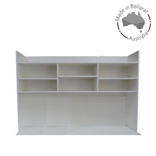 Hutch Medium Lip L1800xH1200xD300mm 3-Section L1