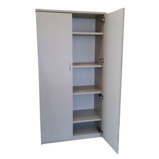 Stationery Cupboard H1800xW900xD450mm 4 adj Sh L1