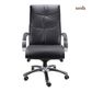 Belair Executive Chair with Arms Black Leather 110kg