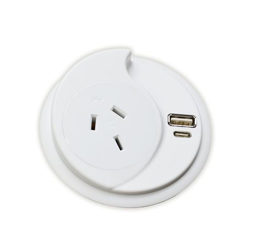 Konexus 1 GPO, USB-C/A PD fast-charge outlets (100W shared)