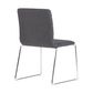 Raven Visitor Chair Sled Upholstered 120kg Sega Grey