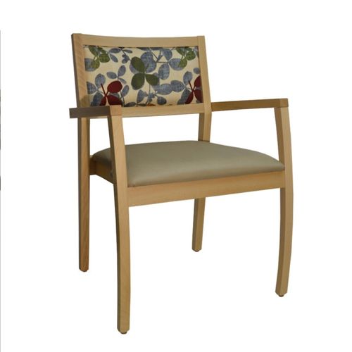 Grace Visitor Chair Arms 4leg Timber Frame F10 110kg