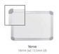Commercial Whiteboard Verve Trim 470x600mm