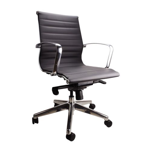 Symphony MB Boardroom Chair  110kg Black Leather