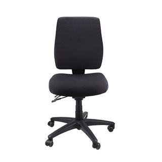 Ergoform HB Standard Seat No Arms SS Black 160kg