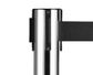 Retracta Q Retractable Barrier Stand Stainless Steel Black Belt