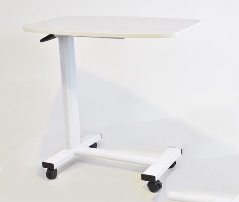 Overbed Table with One Touch Finger Control