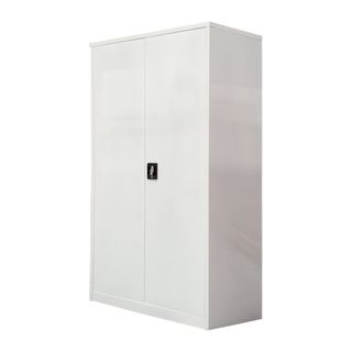 Stationery Cupboard H1850xW905xD460mm 4Sh White