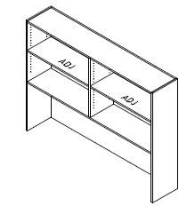 Bay Hutch L1500 x H1360 x D320mm L1