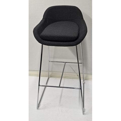 Vegas Bar Stool H800mm 120kg  Jazz Midnight (Dark Grey)