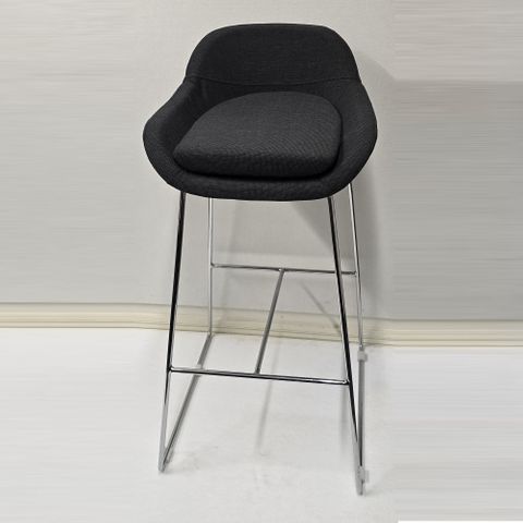 Vegas Bar Stool H800mm 120kg  Jazz Midnight (Dark Grey)