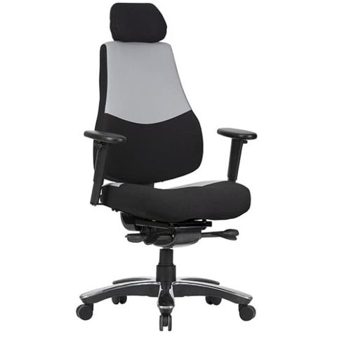 Ranger HD Multi Shift Chair Black & Grey 160kg  24/7