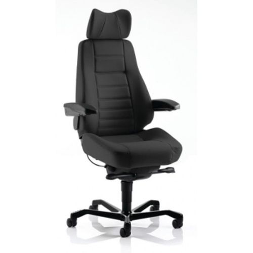 KAB Controller Chair 24/7 Havana Black Fabric 200kg