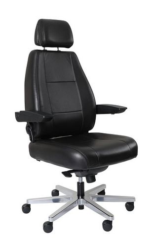 ControlMaster 24/7 Chair. Fab: Leather Black 200kg