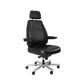 Control Master 24/7 Chair. Fab: Leather Black 200kg