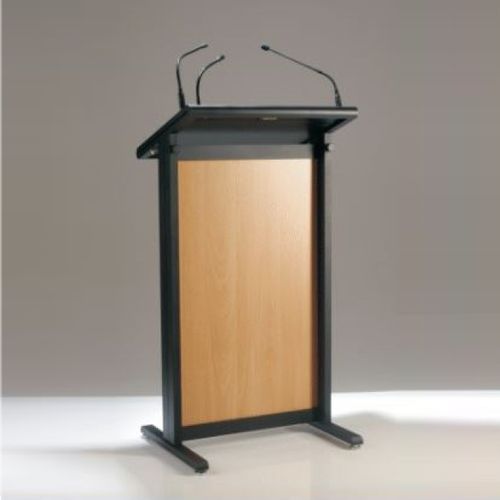 AL1800 Lectern with front panel European beech