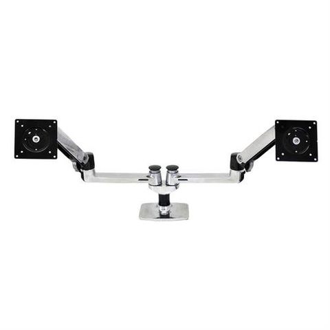 Ergotron LX Monitor Arm Dual SidebySide Pol Aluminium Boxed