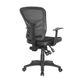 Yarra Mesh Back Chair Fixed Arms 3L 120kg  Black