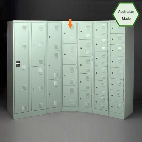 Locker 4 Tier H1800xW305xD457mm Keylocking