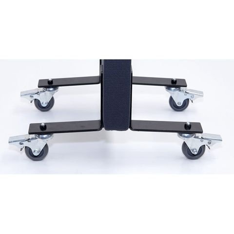 Mobile feet 50mm rubber castor Heavy Duty Pair