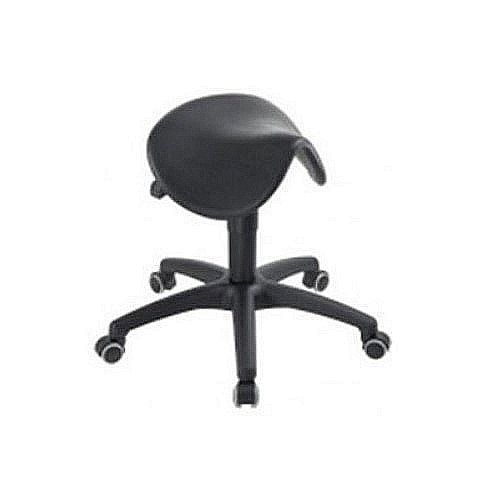 B840 Saddle Stool  Tilt 200 Gas Blck Base Castors